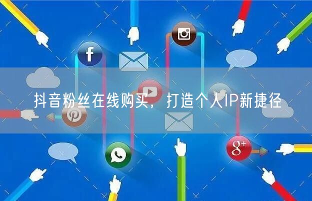 抖音粉丝在线购买，打造个人IP新捷径