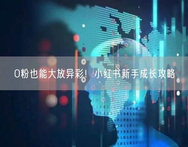 0粉也能大放异彩！小红书新手成长攻略