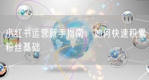 小红书运营新手指南：如何快速积累粉丝基础